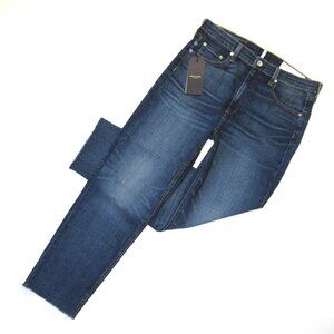 NWT rag & bone Nina in Atlantic High Rise Ankle Cigarette Stretch Jeans 31